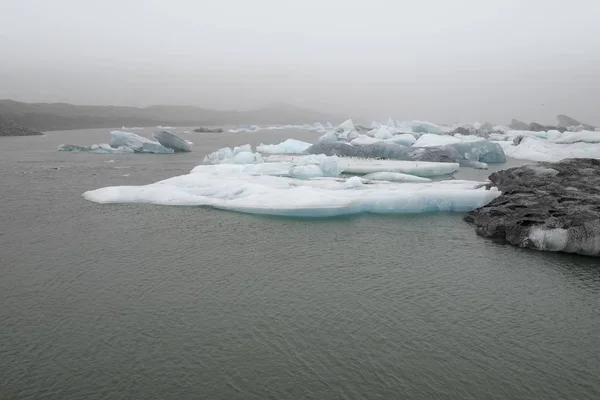 南部アイスランドの融解氷河 ロイヤリティフリーのストック写真