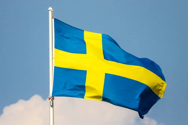 Flag of Sweden / Swedish flag waving