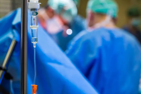 Unidentified Patient Undergoing Surgery Faces Shallow Dof — Stock Photo, Image