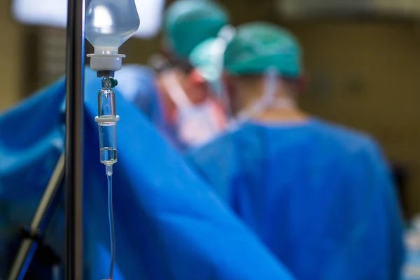 Paziente Non Identificato Sottoposto Intervento Chirurgico Nessun Volto Dof Superficiale — Foto Stock