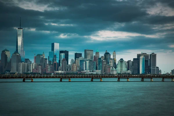 New York City Avonds — Stockfoto