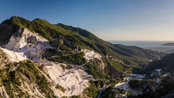 Aldeia Colonnata Montanhas Carrara Massa Carrara Toscana Itália — Fotografia de Stock