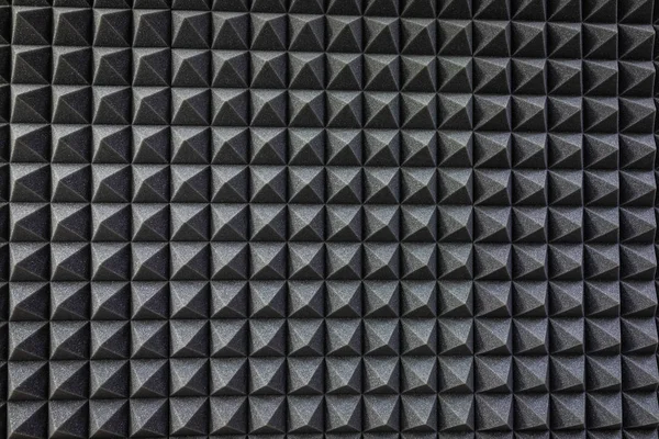 Αφρός Sound Proofing Επίστρωση Close Ηχογράφηση Studio Λεπτομέρειες — Φωτογραφία Αρχείου