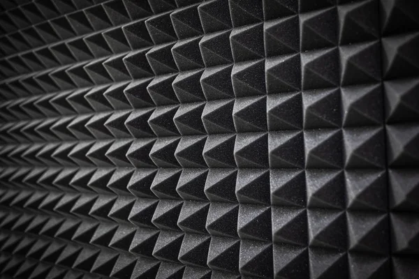 Αφρός Sound Proofing Επίστρωση Close Ηχογράφηση Studio Λεπτομέρειες — Φωτογραφία Αρχείου