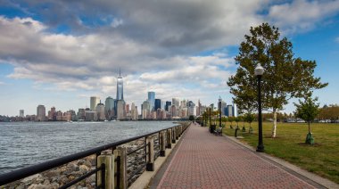 Liberty State Park 'tan Manhattan manzarası