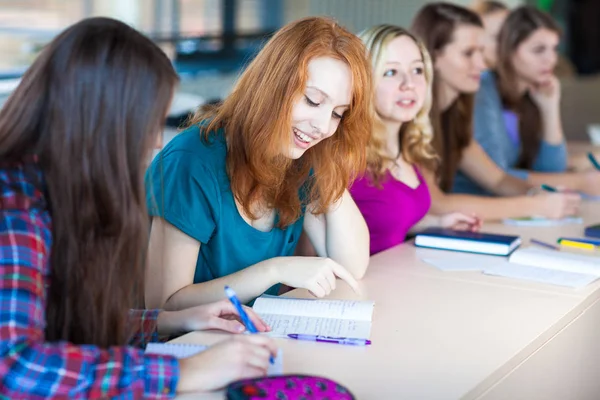 Étudiants en classe — Photo