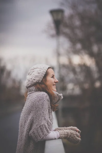 Retrato otoño / invierno — Foto de Stock