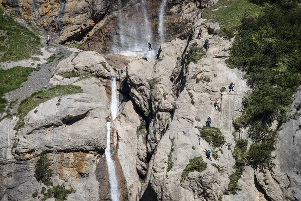 Kandersteg Increíble Destino Vacaciones Los Alpes Suizos Suiza — Foto de Stock