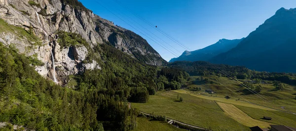 Kandersteg Increíble Destino Vacaciones Los Alpes Suizos Suiza — Foto de Stock