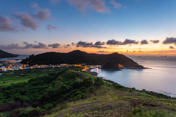 Coucher Soleil Tai Hong Kong — Photo