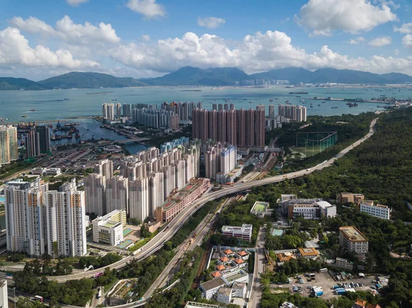 Tuen Mun Városkép Hong Kong — Stock Fotó