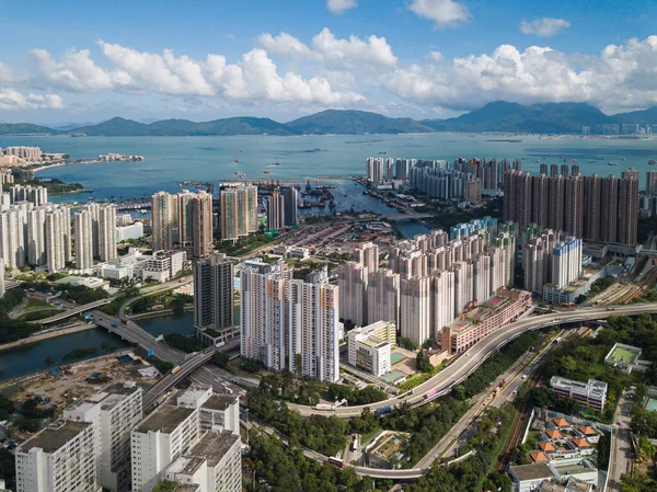 Krajobraz Miasta Tuen Mun Hongkong — Zdjęcie stockowe