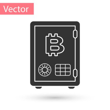Gri beyaz arka plan üzerinde izole kazık simgesi kanıtı. Cryptocurrency Ekonomi ve Finans koleksiyonu. Vektör çizim