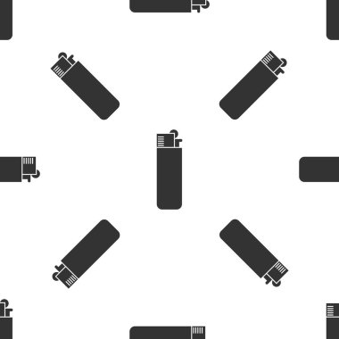 Gri hafif simgesi izole Dikişsiz desen beyaz arka plan üzerinde. Vektör çizim