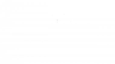 Beyaz arka planda gri kronometre hattı simgesi. Zaman Zamanlayıcısı işareti. 4k video hareket Grafik animasyonu