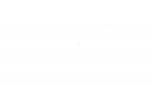 Graues Umschlagsymbol auf weißem Hintergrund. E-Mail-Nachricht Brief Symbol. 4k Video Motion Graphic Animation — Stockvideo