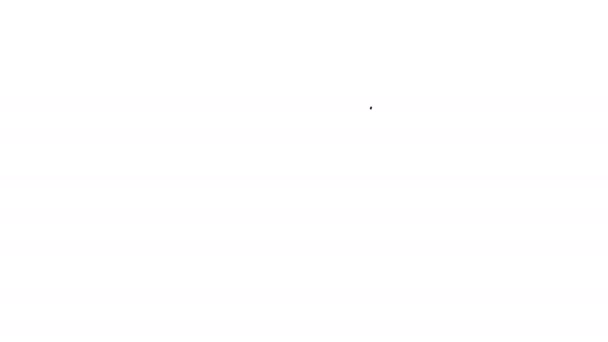 Graue Taschenrechnerzeile auf weißem Hintergrund. Buchhaltungssymbol. betriebswirtschaftliche Berechnungen Mathematik Bildung und Finanzen. 4k Video Motion Graphic Animation — Stockvideo