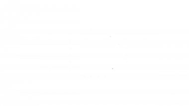 Gri bilgisayar işlemcisi ile microdevreler beyaz arka planda CPU hattı simgesi. Çip veya CPU devre kartı işareti ile. Mikro işlemci. 4k video hareket Grafik animasyonu