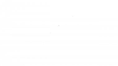 Beyaz arka planda Grey Trophy fincan çizgisi simgesi. Ödül sembolü. Şampiyon fincan simgesi. 4k video hareket Grafik animasyonu