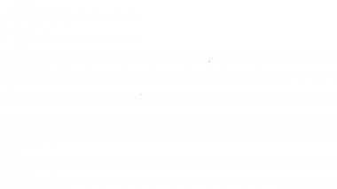 Beyaz arka planda Grey Trophy fincan çizgisi simgesi. Ödül sembolü. Şampiyon fincan simgesi. 4k video hareket Grafik animasyonu