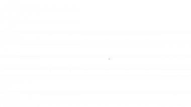 Beyaz arka planda adalet çizgisi simgesinin gri kantarları. Hukuk Mahkemesi sembolü. Denge ölçeği işareti. 4k video hareket Grafik animasyonu