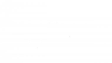 Beyaz arka plan üzerinde Gri Kahve fincan satır simgesi. Çay bardağı. Sıcak içecek kahve. 4k Video hareket grafik animasyon