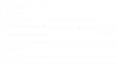 Beyaz arka planda gri klasör satırı simgesi. 4k video hareket Grafik animasyonu