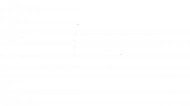 Beyaz arka planda gri belge koruma kavramı hattı simgesi. Gizli bilgi ve gizlilik fikri, kağıt doc rulo ve koruma kalkanı ile güvenli veri. 4k video hareket Grafik animasyonu