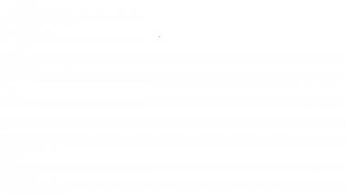 Beyaz arka planda gri diş çizgisi simgesi. Diş Hekimliği Kliniği veya diş hekimi Tıp Merkezi ve diş macunu paketi için dişli sembolü. 4k video hareket Grafik animasyonu