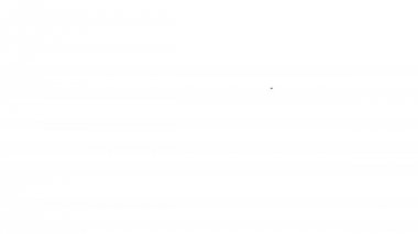 Beyaz arka planda gri katmanlar çizgi simgesi. 4k video hareket Grafik animasyonu