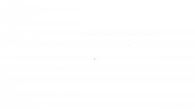 Beyaz arka plana kredi kartı satır simgesi eklenmiş Gri Pos terminali. Ödeme terminali işlemi. 4k Video hareket grafik animasyon