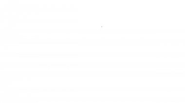 Gri Dağlar ve beyaz arka plan üzerinde üst satır simgesi bayrak. Zafer veya başarı kavramının sembolü. 4k Video hareket grafik animasyon