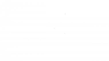 Beyaz arka planda Gri Algoritma çizgi simgesi. Yapay Zeka koleksiyonundan algoritma sembolü tasarımı. 4k Video hareket grafik animasyon