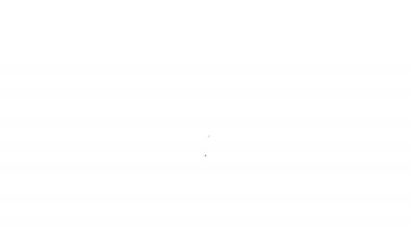 Beyaz arka plan üzerinde Gri Ürün geliştirme satırı simgesi. Dişli ve küp. Başlangıç koleksiyonundan ürün geliştirme sembolü tasarımı. 4k Video hareket grafik animasyon