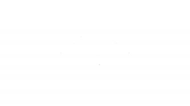 Beyaz arka planda Gri Ses yardımcısı satır simgesi. Ses kontrolü kullanıcı arayüzü akıllı hoparlör. 4k Video hareket grafik animasyon