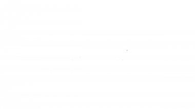 Beyaz arka planda Gri Düzlem çizgisi simgesi. Uçan uçak simgesi. Uçak işareti. 4k Video hareket grafik animasyon