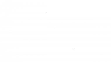 Beyaz arka plan üzerinde bilgisayar veri depolama satırı simgesi için Gri Disket. Disket işareti. 4k Video hareket grafik animasyon