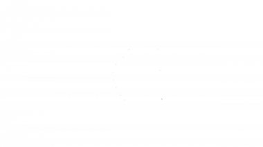 Beyaz arka planda gri kronometre hattı simgesi. Zaman Zamanlayıcısı işareti. 4k video hareket Grafik animasyonu