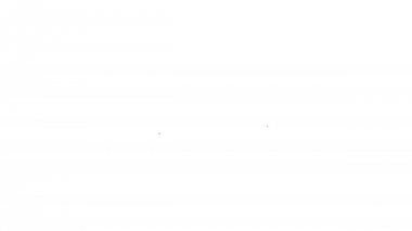 Beyaz arka plan üzerinde Gri Araç servis satırı simgesi. Oto tamirciservisi. Mekanik servis. Onarım servisi oto tamircisi. Bakım işareti. 4k Video hareket grafik animasyon