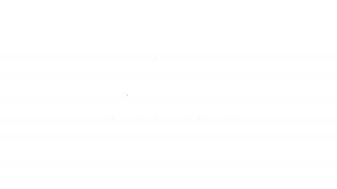 Beyaz arka planda Gri Klasör ağaç çizgi simgesi. Bilgisayar ağı dosya klasörü organizasyon yapısı akış şeması. 4k Video hareket grafik animasyon