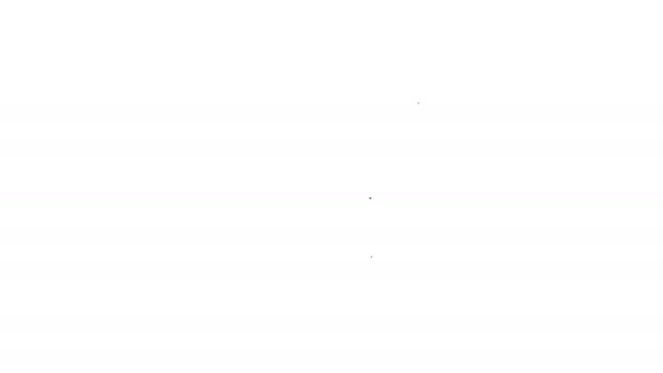 Graues FTP-Ordner-Download-Symbol auf weißem Hintergrund. Konzept der Softwareupdate, Übertragungsprotokoll, Router, Teamwork-Tool-Management, Kopierprozess. 4k Video Motion Graphic Animation — Stockvideo