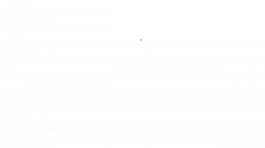 Beyaz arka plan üzerinde dijital devre kartı çizgi simgesi olarak Gri İnsan beyni. Yapay zeka. İnsan kafası içinde devre hatları ile anahat. 4k Video hareket grafik animasyon