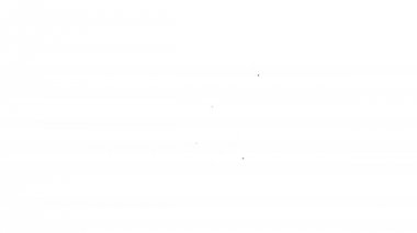 Beyaz arka plandaki kazık çizgisi simgesinin Gri Kanıtı. Kripto para ekonomisi ve finans tahsilatı. 4k Video hareket grafik animasyon