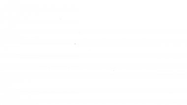 Beyaz arka planda gri Şırınga çizgisi simgesi. Aşı, aşı, enjeksiyon, grip aşısı için şırınga. Tıbbi ekipmanlar. 4k Video hareket grafik animasyon