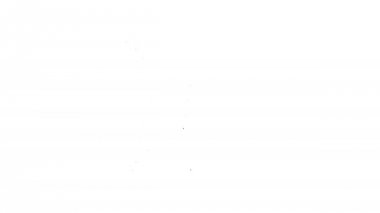 Gri DNA araştırması, beyaz arka plan daki arama çizgisi simgesi. Büyüteç ve DNA zinciri. Genetik mühendisliği, klonlama, babalık testi. 4k Video hareket grafik animasyon