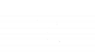 Beyaz arka planda göz simgesi simgesi olan Gri Kağıt sayfası. Bilgi dosyası işaretini açın. 4k Video hareket grafik animasyon