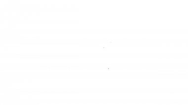 Beyaz arka planda gri Tv ve dişli çizgisi simgesi. Televizyon hizmeti konsepti. Uygulamanın ayarlanması, seçenekleri ayarlama, bakım, onarım, sabitleme. 4k Video hareket grafik animasyon