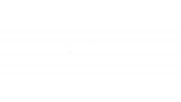 Graue Überwachungskamera und Schaltleitungssymbol auf weißem Hintergrund. Anpassung App, Servicekonzept, Einstellungsmöglichkeiten, Wartung, Reparatur, Reparatur. 4k Video Motion Graphic Animation — Stockvideo