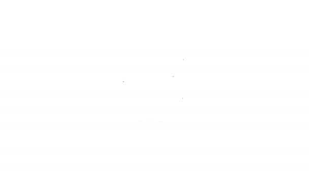 Graue Klimaanlage und Schaltleitungssymbol auf weißem Hintergrund. Anpassung App, Servicekonzept, Einstellungsmöglichkeiten, Wartung, Reparatur, Reparatur. 4k Video Motion Graphic Animation — Stockvideo
