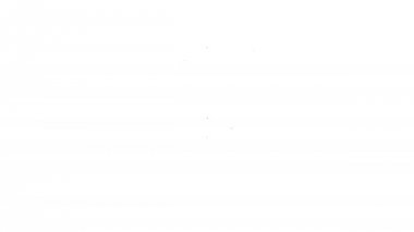 Beyaz arka plan üzerinde Gri Elektrikli scooter çizgi simgesi. 4k Video hareket grafik animasyon